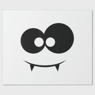 Halloween-Geister-Gesicht Geschenkpapier