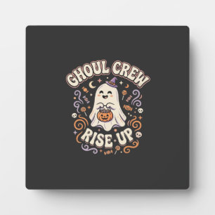 Halloween-Geister-Ghoul-Truppe Fotoplatte
