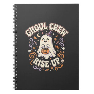 Halloween-Geister-Ghoul-Truppe Notizblock
