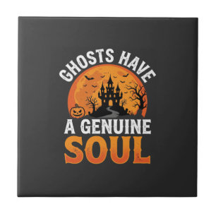 Halloween-Geister haben ein authentisches Seelende Fliese