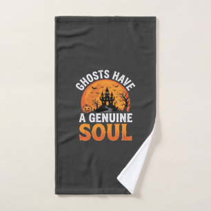 Halloween-Geister haben ein authentisches Seelende Handtuch