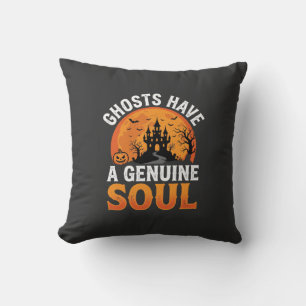 Halloween-Geister haben ein authentisches Seelende Kissen