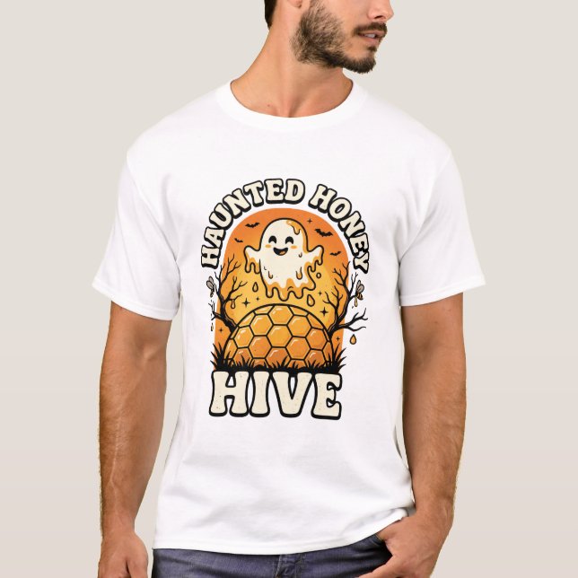 Halloween-Geister-Honig-Geister T-Shirt (Vorderseite)