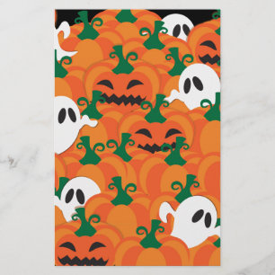 Halloween-Geister Kürbis-Plantage Briefpapier
