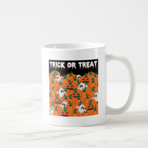 Halloween-Geister Kürbisfeld Tasse