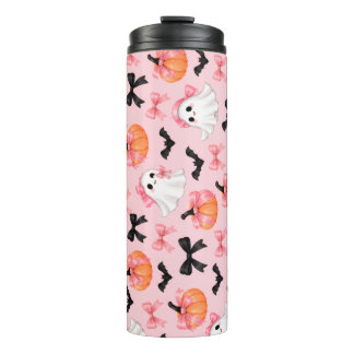 Halloween-Geister & Kürbisse Coquette Tumbler Thermosbecher