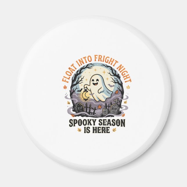 Halloween-Geister-Mond-Parade Magnet (Vorne)