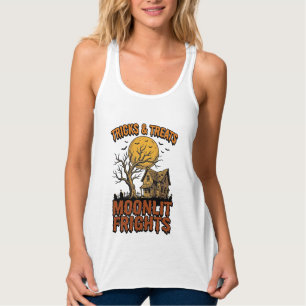 Halloween-Geister-Mond-Vintage-Baum-Nacht-Shirt_1 Tank Top