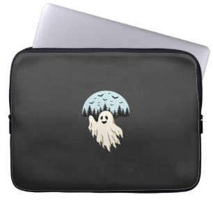 Halloween-Geister-Mond-Wald-Design_1 Laptopschutzhülle