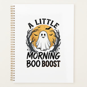 Halloween-Geister-Shirt mit Vintage-Mond-Art_1 Planer