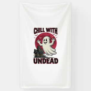 Halloween-Geister-Shirt Vintage Verflucht Zombie D Banner