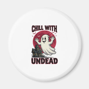 Halloween-Geister-Shirt Vintage Verflucht Zombie D Magnet