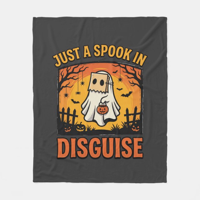 Halloween-Geister-Verkleidung Fleecedecke (Vorderseite)