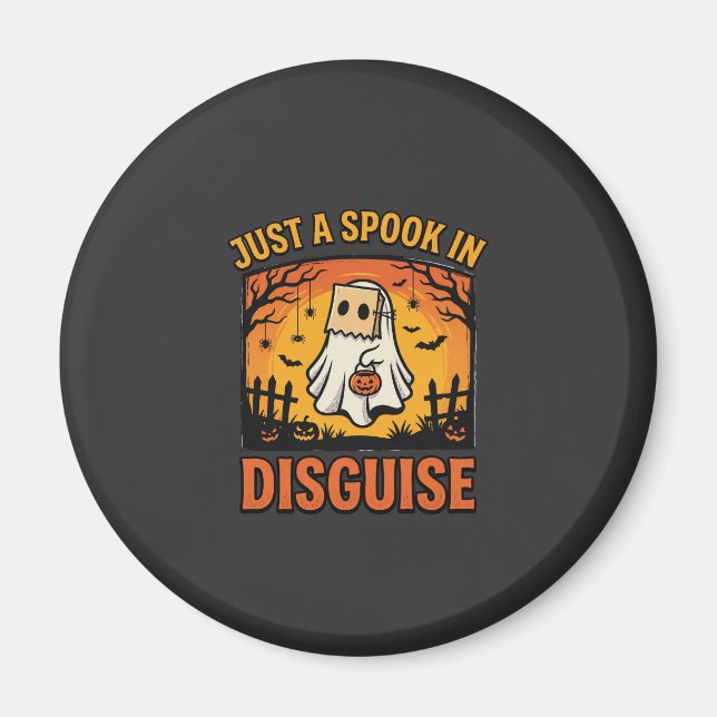 Halloween-Geister-Verkleidung Magnet (Vorne)