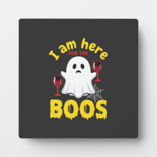 Halloween-Geister-Wein-Boos-Design Fotoplatte