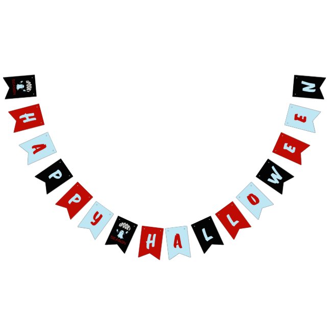 Halloween-Geister Wimpelkette (Alle)