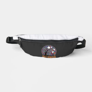 Halloween Geisterbaum Geister und schwarze Katze Bauchtasche