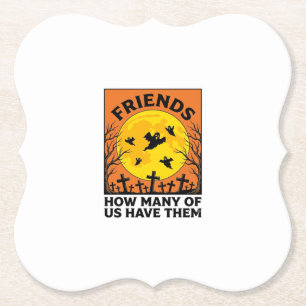Halloween-Geisterfreunde Lustig Vintage-Horror_1 Untersetzer