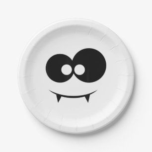 Halloween Geistergesicht Pappteller