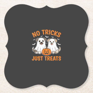 Halloween-Geisterhunde Keine Tricks, nur Leckerlis Untersetzer