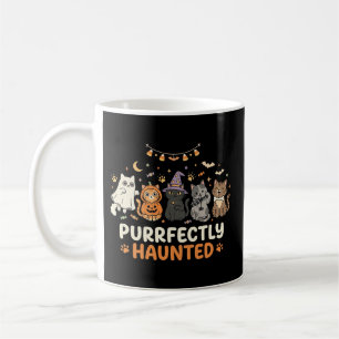 Halloween Geisterkatzen-Crew Kaffeetasse