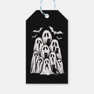 Halloween-Geisterkatzenliebhaber Herbst-Gruselige- Geschenkanhänger