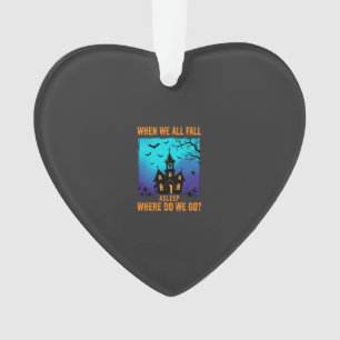 Halloween-Geisterkirche, wohin gehen wir Ornament
