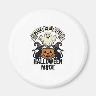 Halloween-Geisterkostüm Vintage Gruseliger Kürbis Magnet