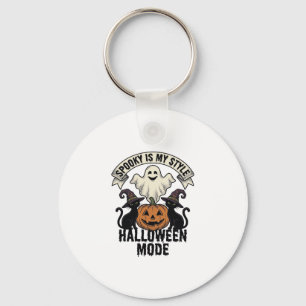 Halloween-Geisterkostüm Vintage Gruseliger Kürbis  Schlüsselanhänger