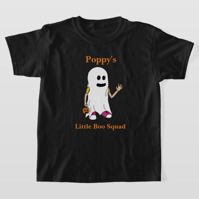 Halloween-Geistermädchen Poppy's Little Boo T-Shirt (Ablage )