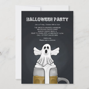 Halloween-Geisterparty Einladung