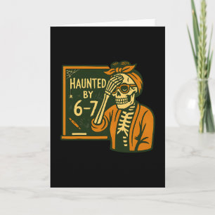 Halloween-Geisterstunde 67 Six Seven Meme 1 (14) Karte