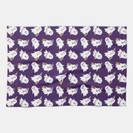 Halloween-Geistertrick oder -Behandlung Geschirrtuch