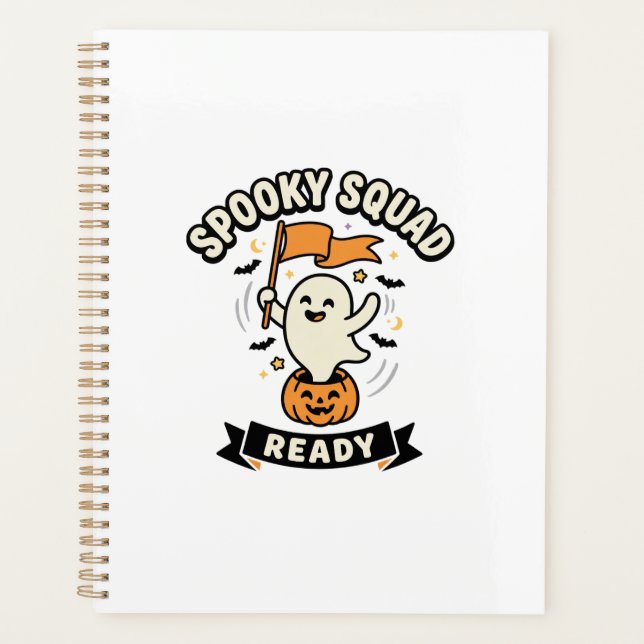 Halloween-Geistertrupp Planer (Vorderseite)