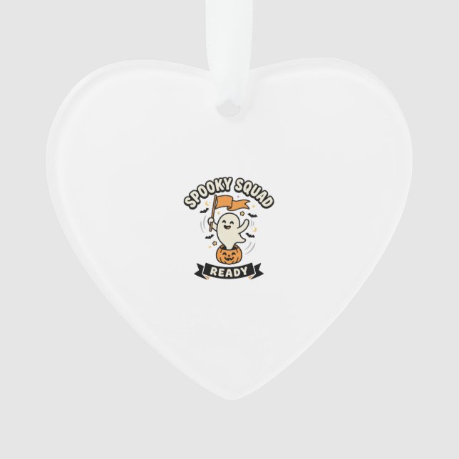 Halloween-Geistertruppe Ornament (Vorderseite)