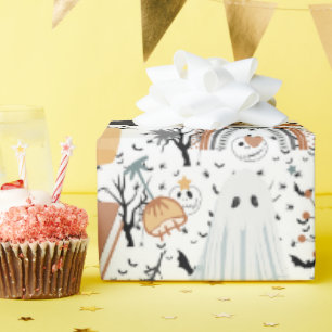 Halloween-Geisterumhüllungspapier Geschenkpapier