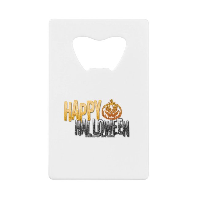 Halloween Geldbeutel Flaschenöffner (Vorderseite)