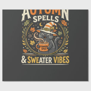 Halloween Gemütlicher Herbstzauber Geschenkpapier