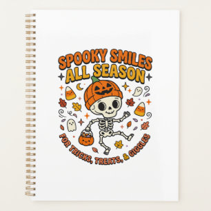 Halloween-Gemütlichkeits-Skelett-Feier Planer