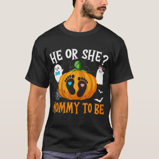 Halloween Gender-Enthüllung, dass er oder sie mögl T-Shirt