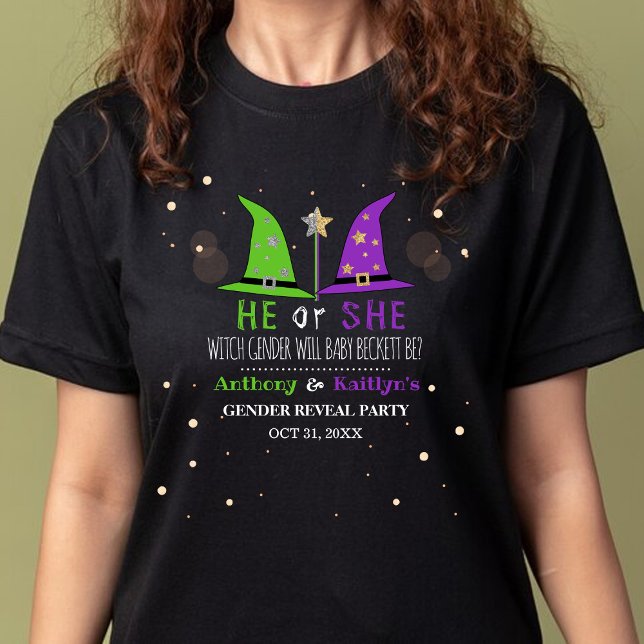 Halloween-Gender-Party Tri-Blend Shirt (Von Creator hochgeladen)