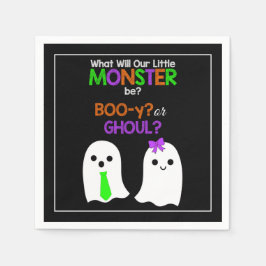 Halloween Genderbericht Napkins Serviette