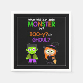 Halloween Genderbericht Napkins Serviette
