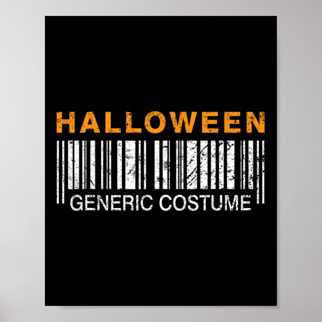 Halloween Generic Costume Funny Poster (Vorne)