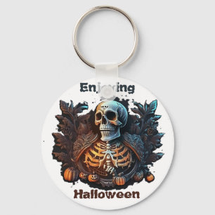 Halloween genießen  schlüsselanhänger