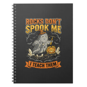 Halloween-Geologie-Lehrer-Schreck Notizblock