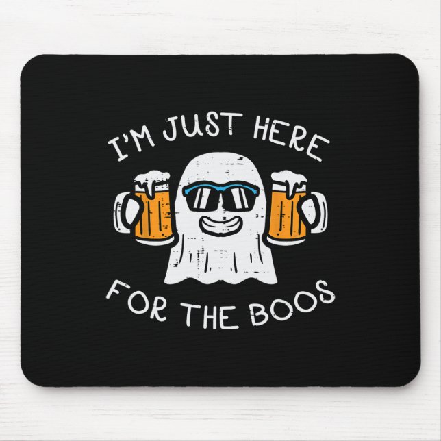 Halloween gerade hier für Boos Ghost Funny Costume Mousepad (Vorne)
