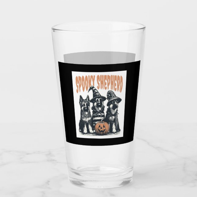 Halloween German Shepherd.jpg Glas (Vorderseite)