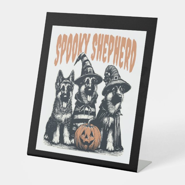 Halloween German Shepherd.jpg Sockelschild (Vorderseite)