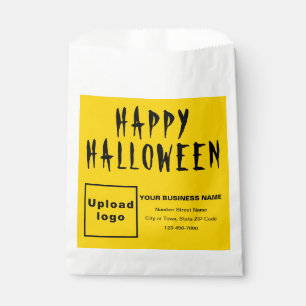 Halloween-Geschäft Gelber Hintergrund Papier-Tüte Geschenktütchen